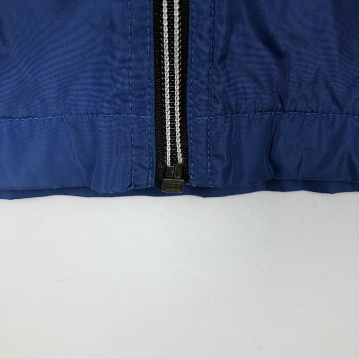 90'S Nike collared windbreaker, men's size XL equivalent, vintage. polyester blue type Vintage Second Hand