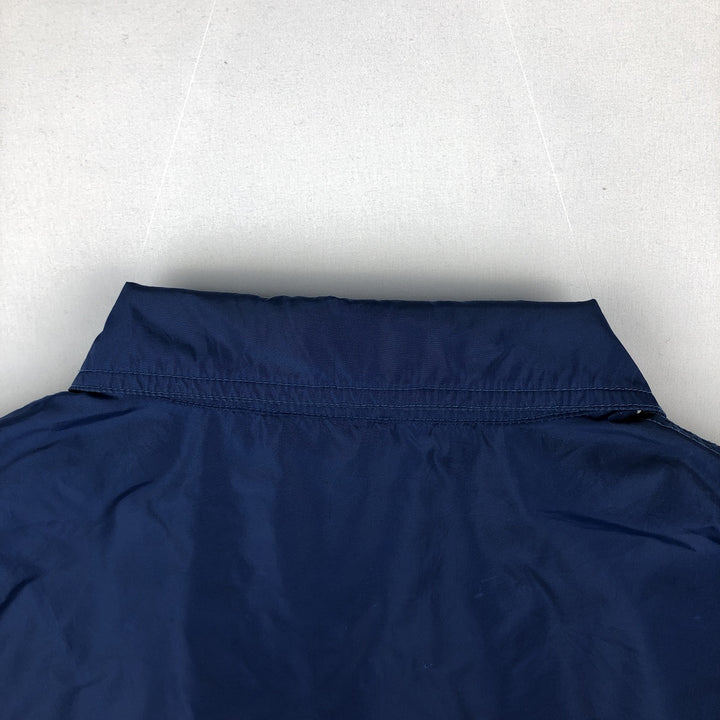 90'S Nike collared windbreaker, men's size XL equivalent, vintage. polyester blue type Vintage Second Hand