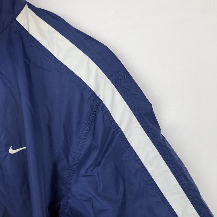90'S Nike collared windbreaker, men's size S equivalent, vintage. unclear blue type Vintage Second Hand