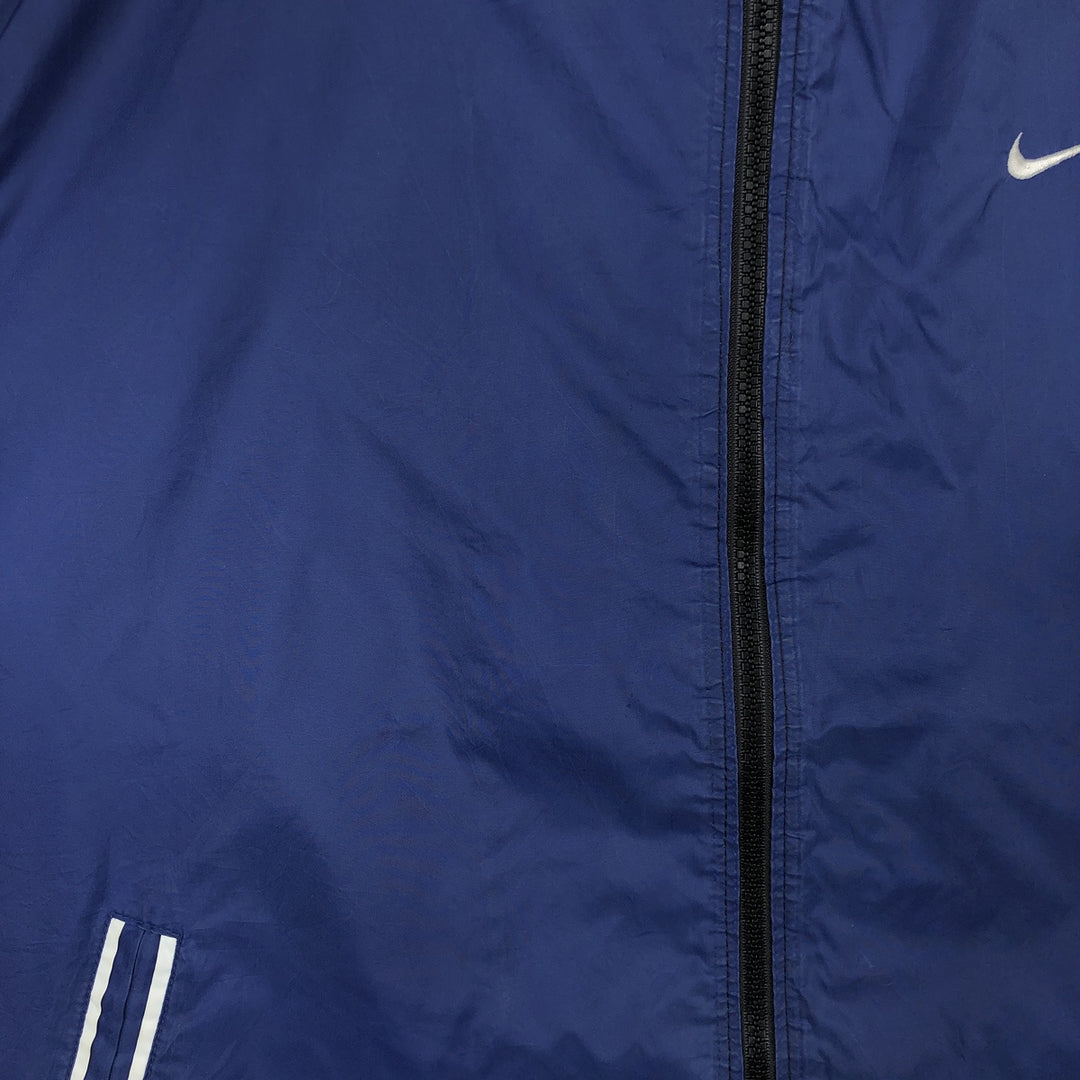90'S Nike collared windbreaker, men's size S equivalent, vintage. unclear blue type Vintage Second Hand