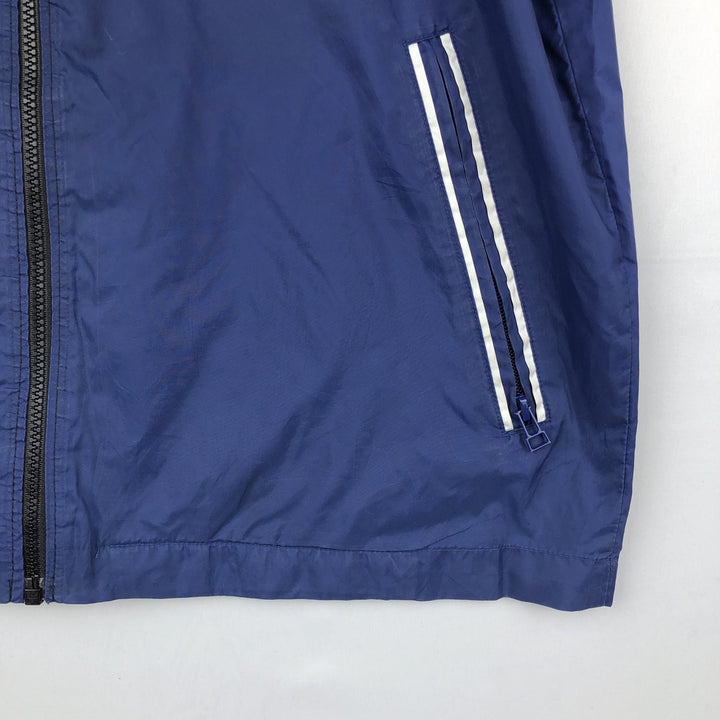 90'S Nike collared windbreaker, men's size S equivalent, vintage. unclear blue type Vintage Second Hand