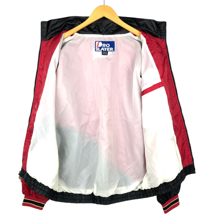PRO PLAYER NFL SAN FRANCISCO 49ERS Nylon Jacket (Men's XL equivalent) Nylon red type Vintage Second Hand