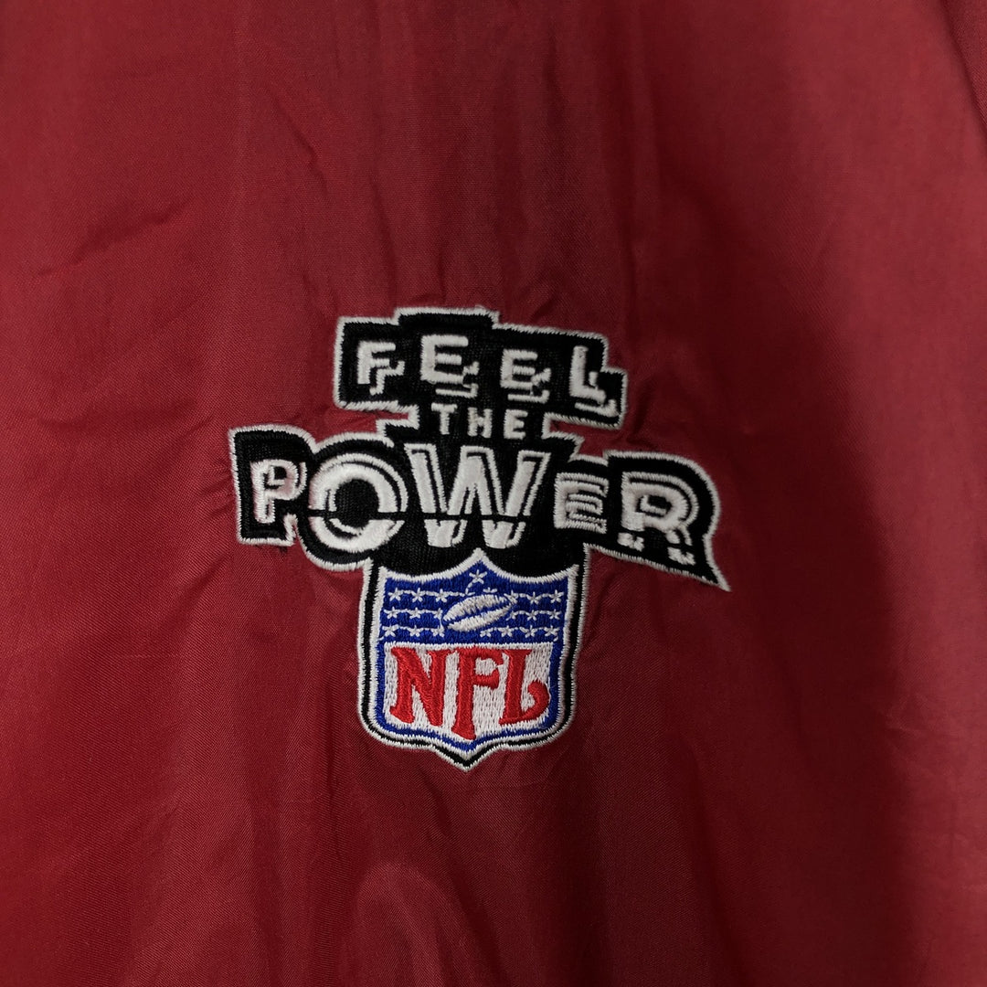 PRO PLAYER NFL SAN FRANCISCO 49ERS Nylon Jacket (Men's XL equivalent) Nylon red type Vintage Second Hand