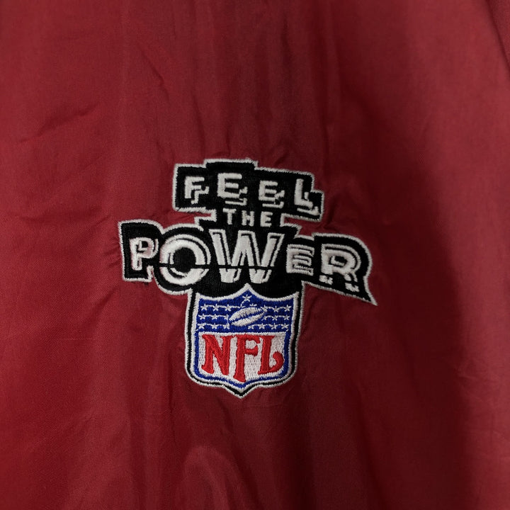 PRO PLAYER NFL SAN FRANCISCO 49ERS Nylon Jacket (Men's XL equivalent) Nylon red type Vintage Second Hand