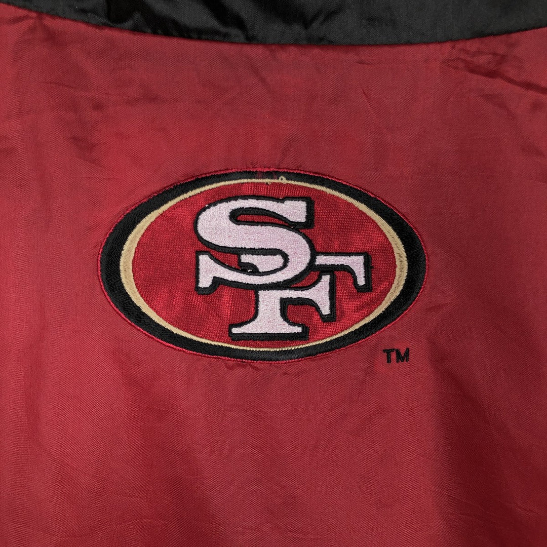 PRO PLAYER NFL SAN FRANCISCO 49ERS Nylon Jacket (Men's XL equivalent) Nylon red type Vintage Second Hand