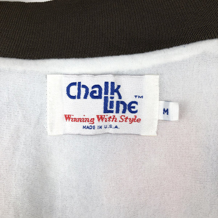 80s-90'S Chalk Line NFL Cleveland Browns Windbreaker, Made in USA, Men's Size M (approx.) polyester white type Vintage Second Hand