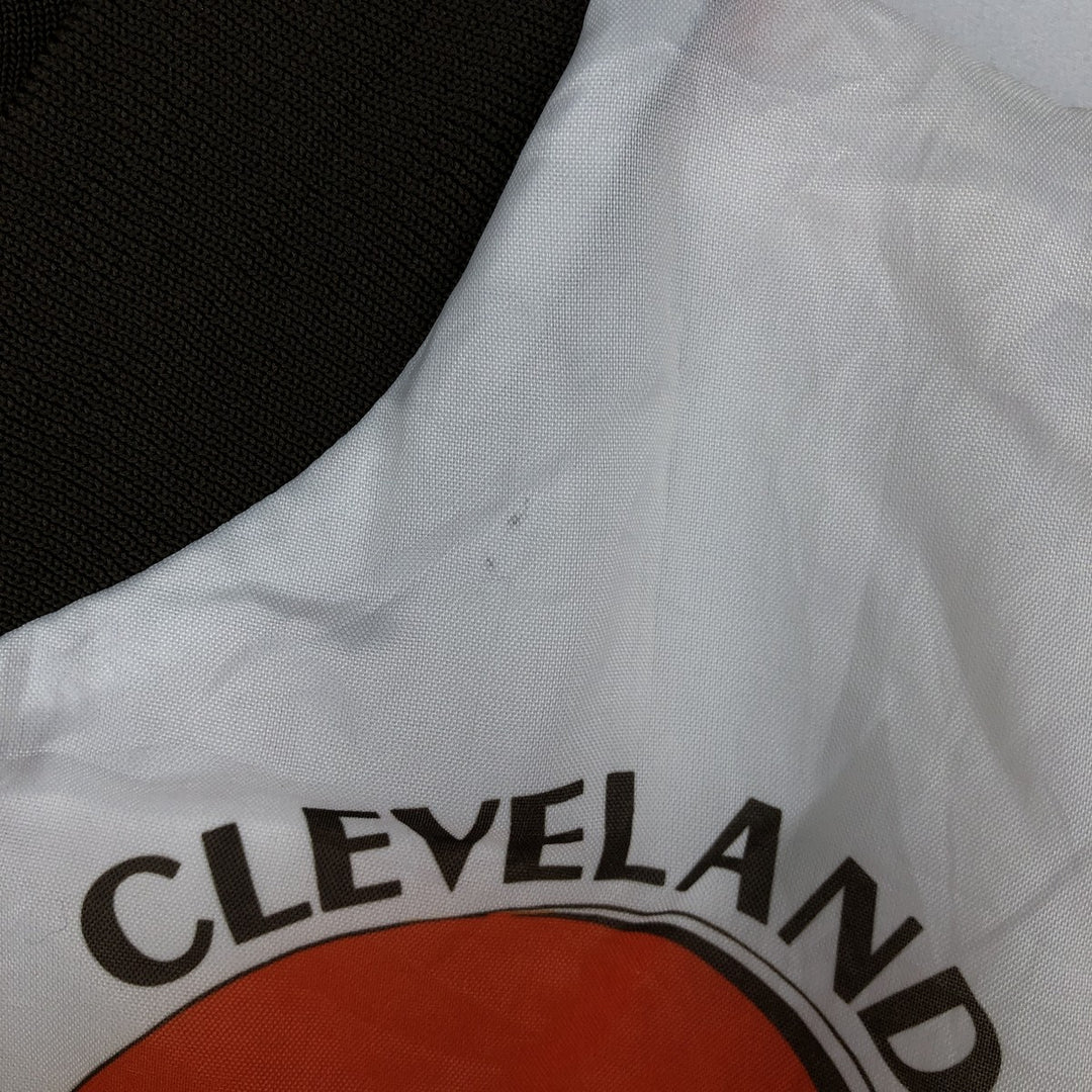 80s-90'S Chalk Line NFL Cleveland Browns Windbreaker, Made in USA, Men's Size M (approx.) polyester white type Vintage Second Hand