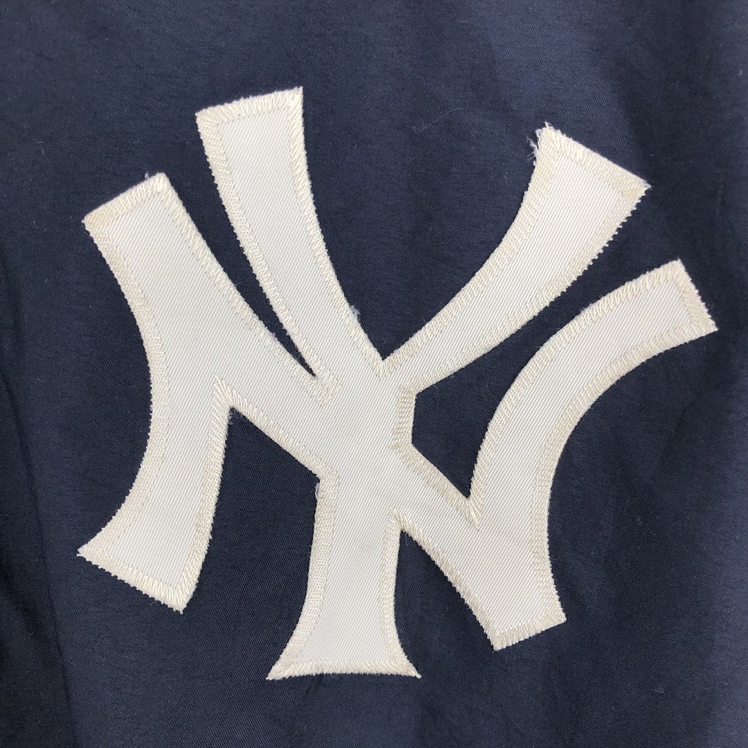 90s-00'S Majestic MLB New York Yankees Half-Zip Warm-Up Pullover, Men's Size XL (Equivalent), Vintage polyester navy blue type Vintage Second Hand
