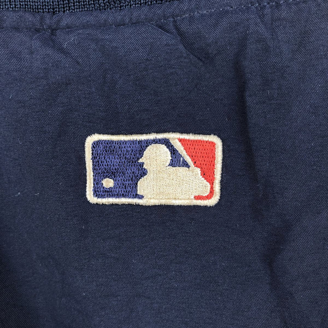 90s-00'S Majestic MLB New York Yankees Half-Zip Warm-Up Pullover, Men's Size XL (Equivalent), Vintage polyester navy blue type Vintage Second Hand
