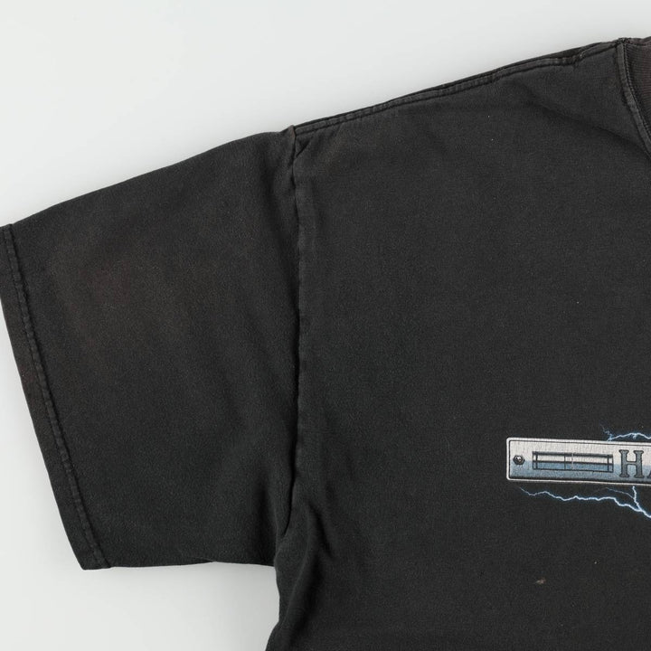 Harley-Davidson Motorcycle Bike T-shirt Made in USA Men's XXL cotton black type Vintage Second Hand