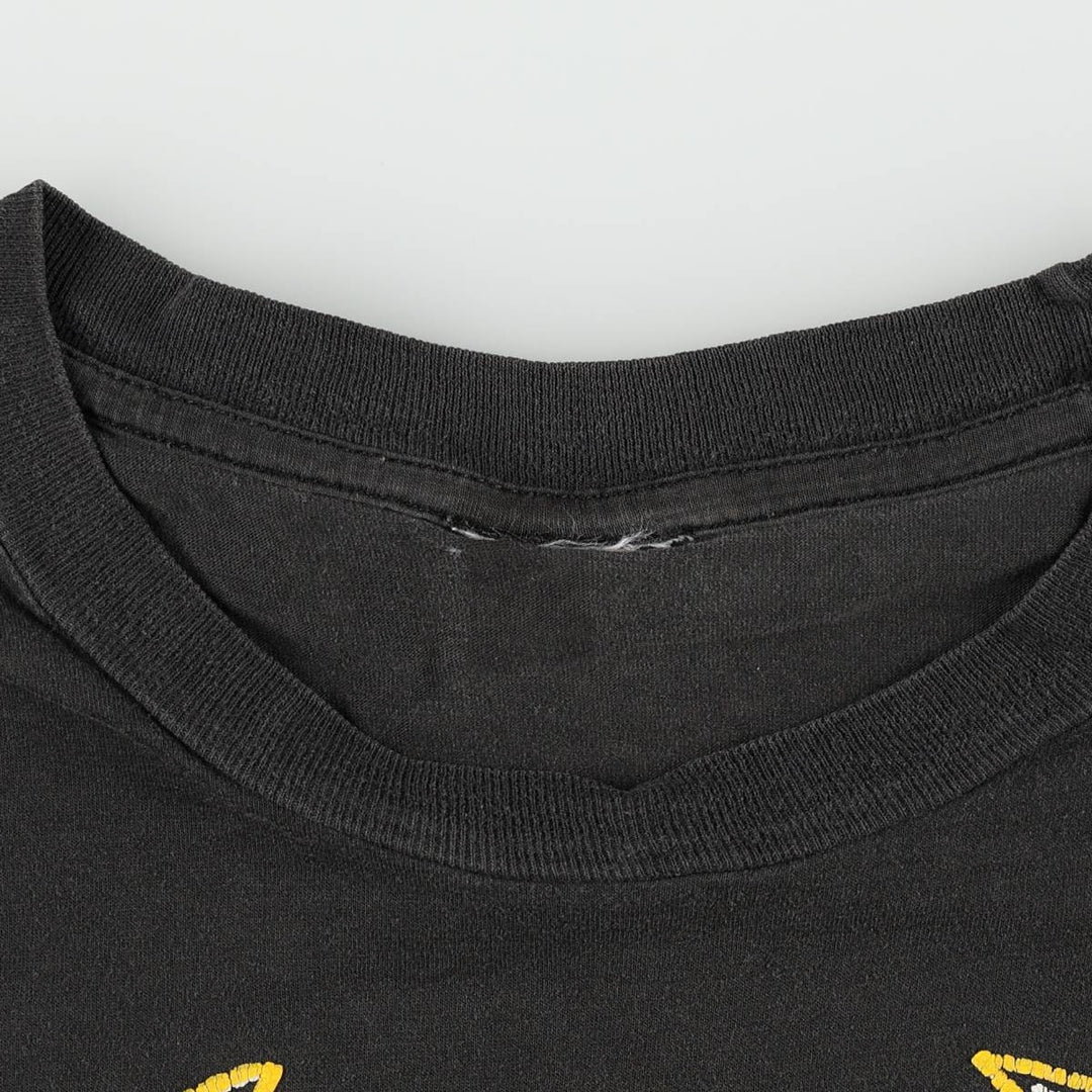 Harley-Davidson Eagle Pattern Motorcycle Bike T-shirt Men's S size unclear black type Vintage Second Hand