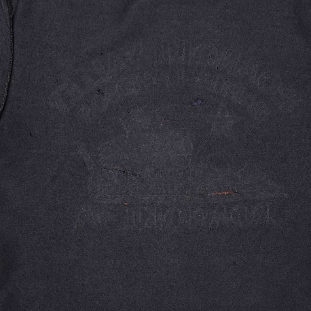Harley-Davidson Motorcycle Bike T-shirt, Men's XL size unclear black type Vintage Second Hand