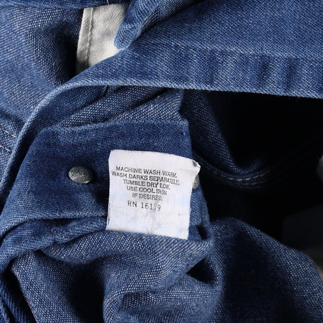 80'S Big Mac denim overalls, made in USA, men's size W37 equivalent, vintage. cotton blue type Vintage Second Hand