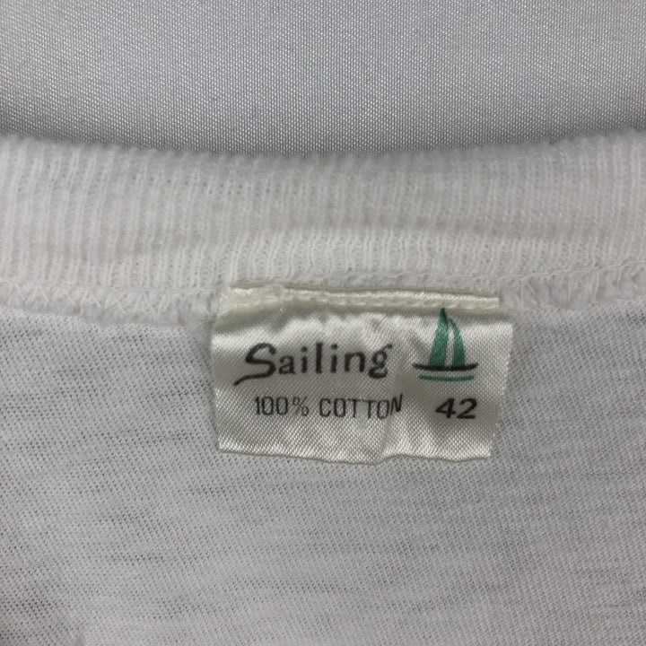 90'S Sailing Paul Gauguin "Women of Tahiti" Art T-shirt, Men's Size S (approx.), Vintage cotton white type Vintage Second Hand
