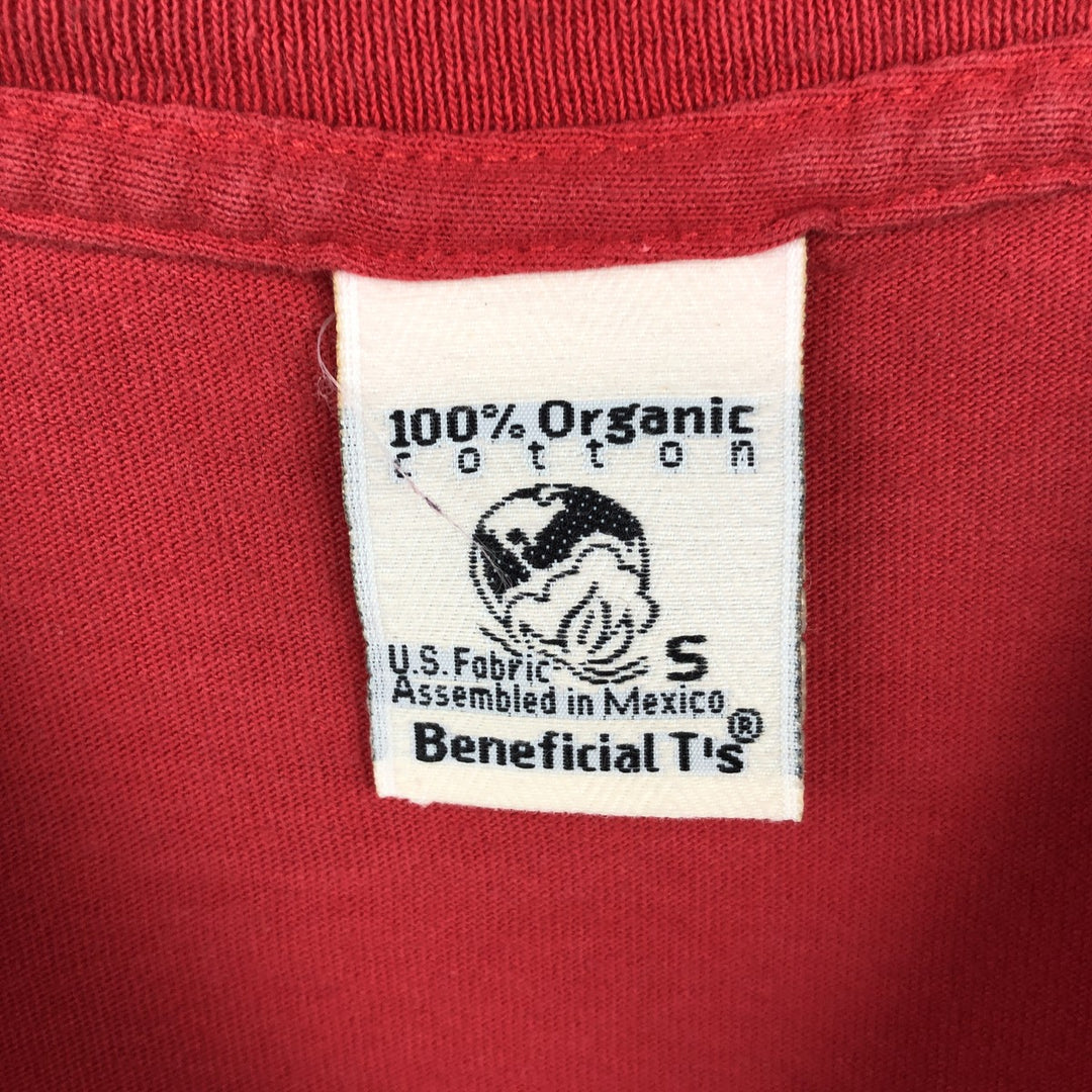 Patagonia Beneficial T's Long-Sleeve T-Shirt (Men's Size S) cotton red type Vintage Second Hand