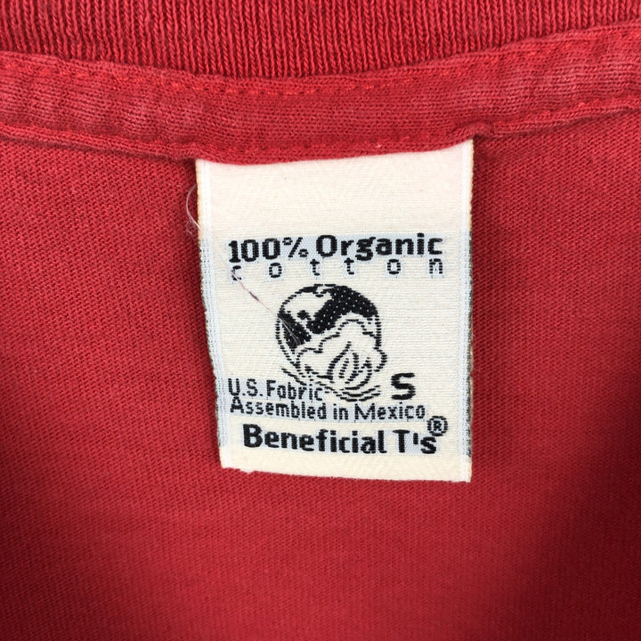 Patagonia Beneficial T's Long-Sleeve T-Shirt (Men's Size S) cotton red type Vintage Second Hand