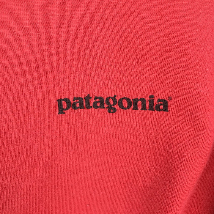 Patagonia Beneficial T's Long-Sleeve T-Shirt (Men's Size S) cotton red type Vintage Second Hand