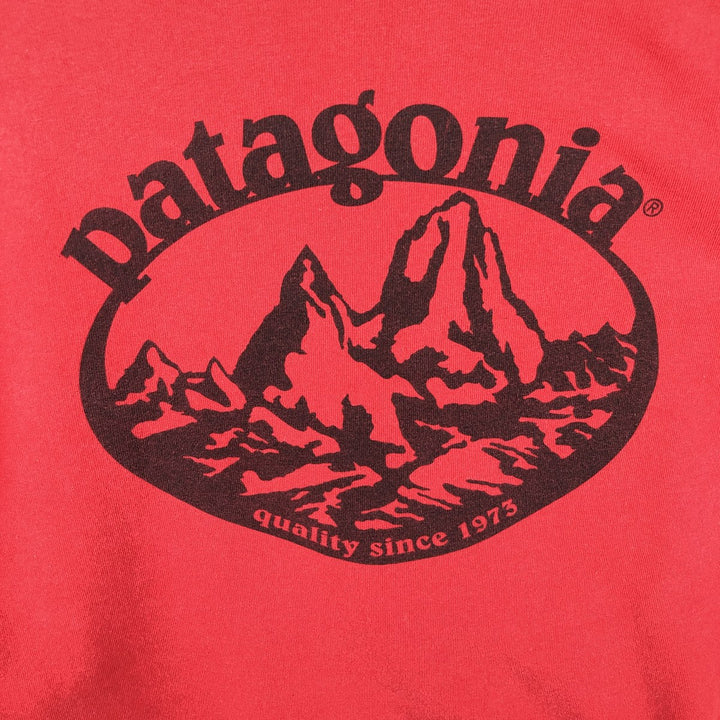 Patagonia Beneficial T's Long-Sleeve T-Shirt (Men's Size S) cotton red type Vintage Second Hand