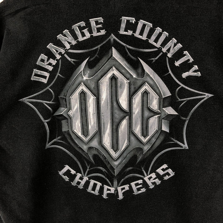 Orange County Choppers Motorcycle Long-Sleeve T-Shirt (Men's XL equivalent) cotton black type Vintage Second Hand
