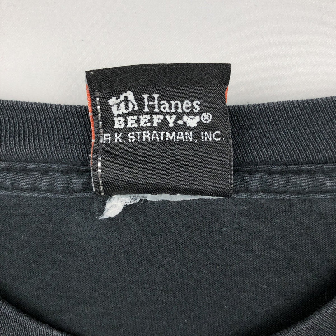 Harley-Davidson Motorcycle Long Sleeve T-Shirt, Men's Size L unclear black type Vintage Second Hand