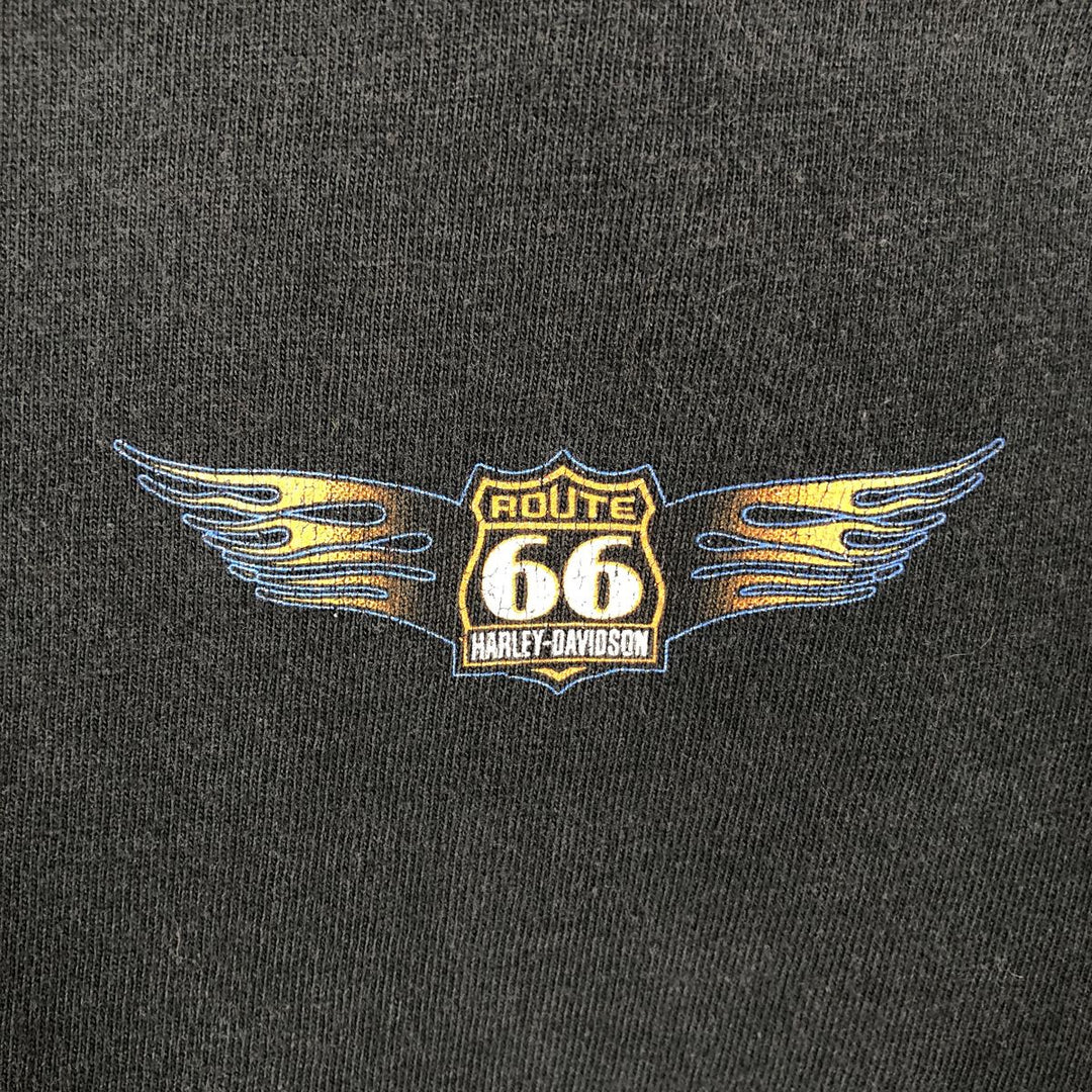 Harley-Davidson Motorcycle Long Sleeve T-Shirt, Men's Size L unclear black type Vintage Second Hand