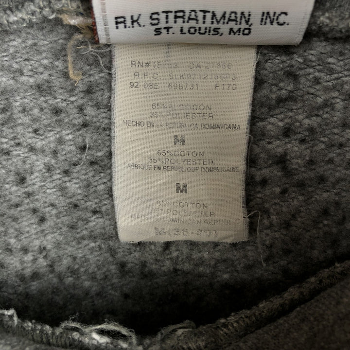 Harley-Davidson Advertising Pullover Hoodie, Men's Size Medium cotton gray type Vintage Second Hand