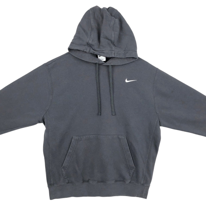 Nike Sweat Pullover Hoodie, Men's Size M cotton black type Vintage Second Hand