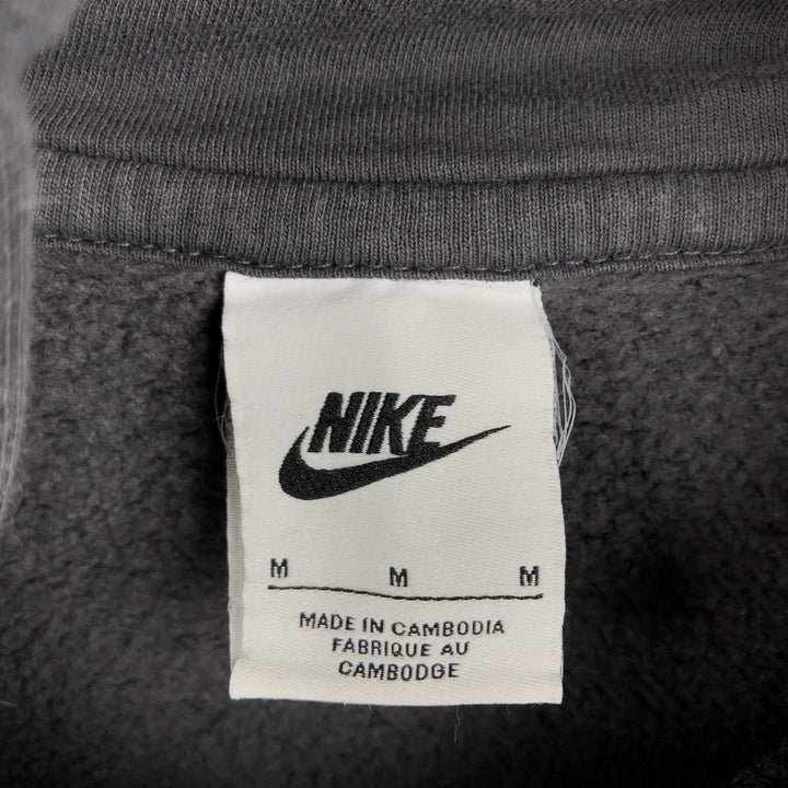 Nike Sweat Pullover Hoodie, Men's Size M cotton black type Vintage Second Hand