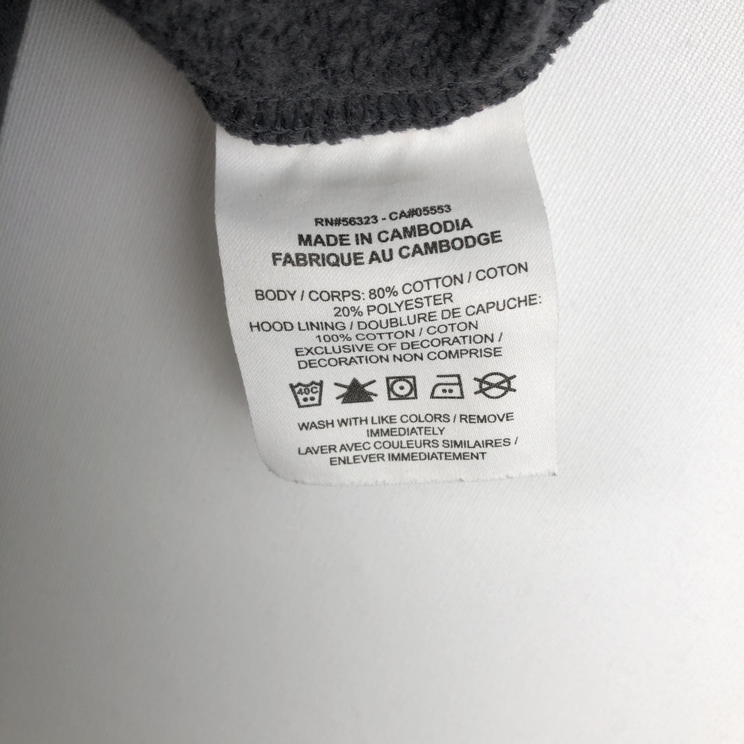 Nike Sweat Pullover Hoodie, Men's Size M cotton black type Vintage Second Hand