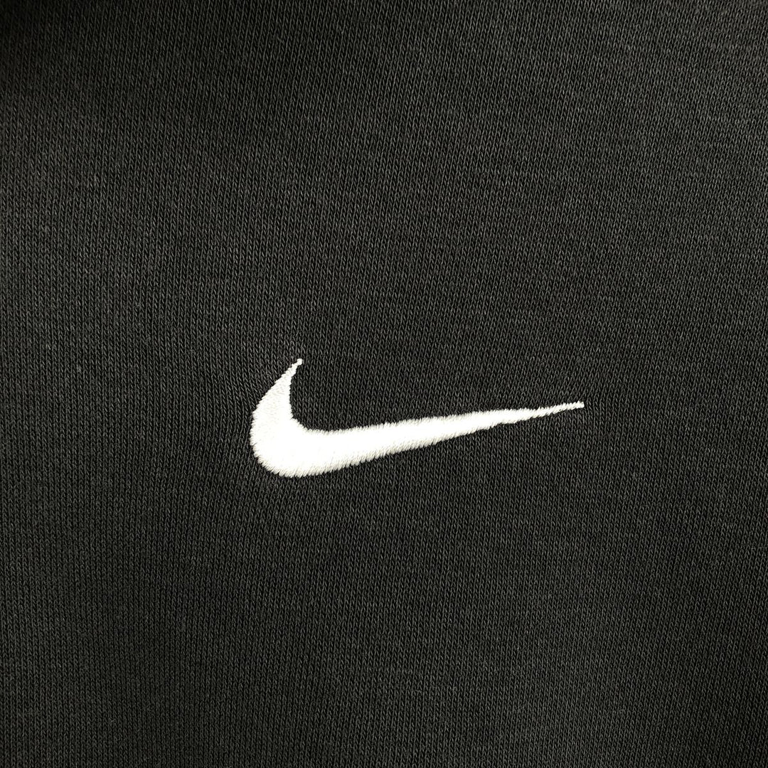 Nike Sweat Pullover Hoodie, Men's Size M cotton black type Vintage Second Hand