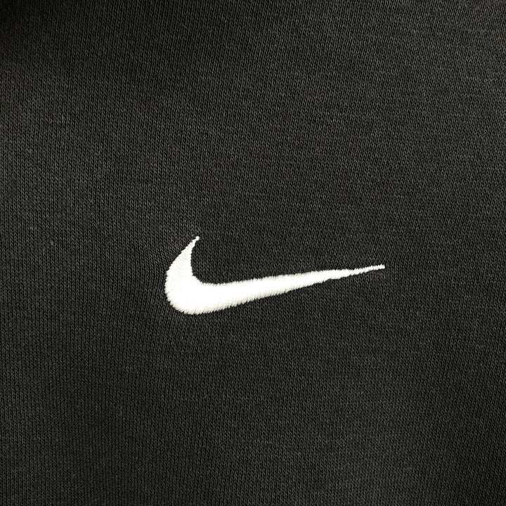 Nike Sweat Pullover Hoodie, Men's Size M cotton black type Vintage Second Hand
