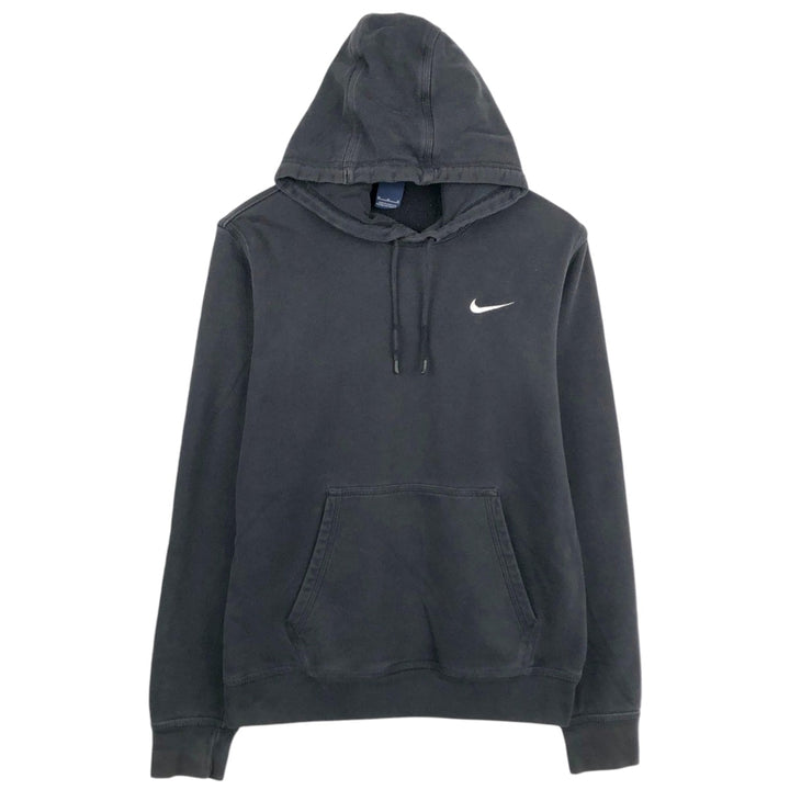 Nike Sweat Pullover Hoodie, Men's Size M cotton black type Vintage Second Hand