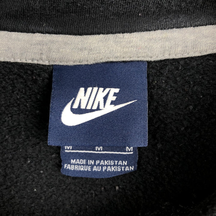 Nike Sweat Pullover Hoodie, Men's Size M cotton black type Vintage Second Hand