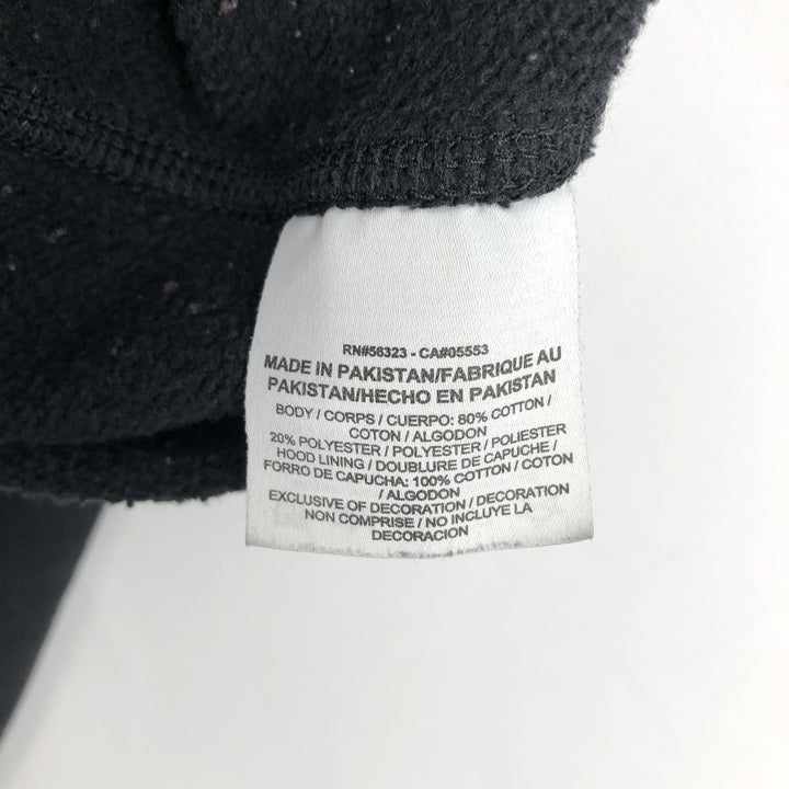 Nike Sweat Pullover Hoodie, Men's Size M cotton black type Vintage Second Hand
