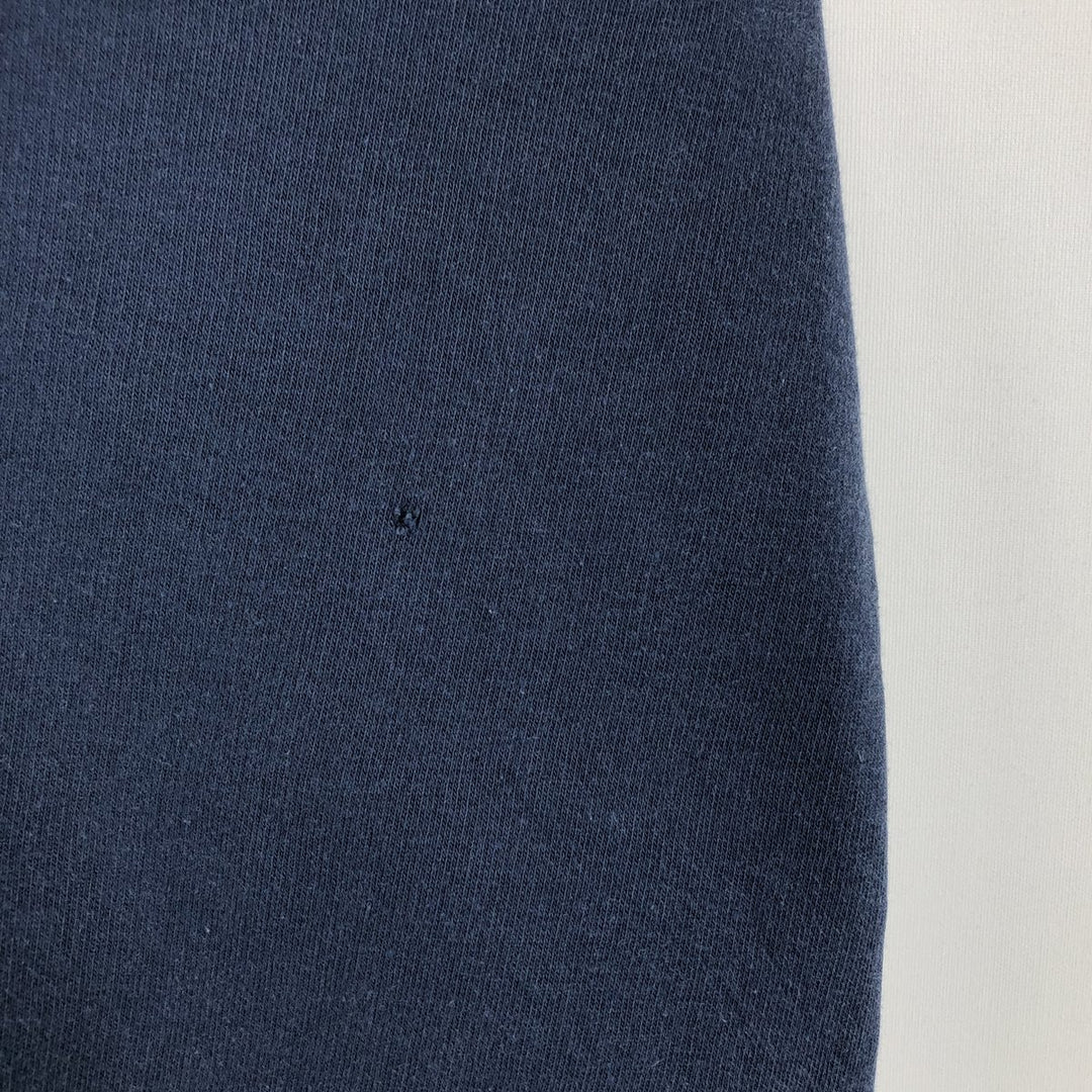 90s-00'S Nike Sweatshirt Pullover Hoodie, Men's XL equivalent, Vintage cotton navy blue type Vintage Second Hand