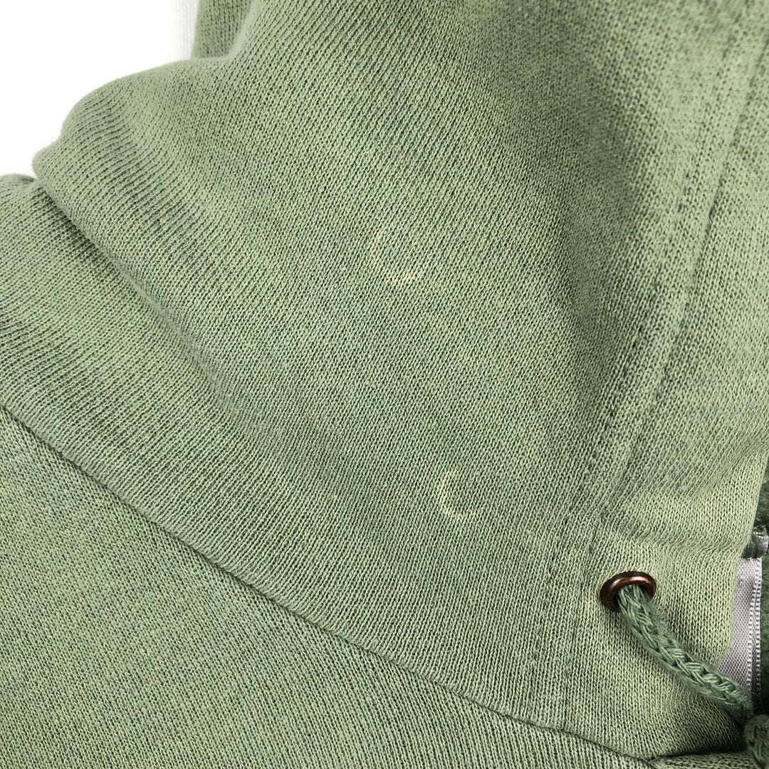 90s-00'S Nike Center Logo Sweatshirt Pullover Hoodie, Men's Size L (Equivalent), Vintage cotton green type yellow green Vintage Second Hand