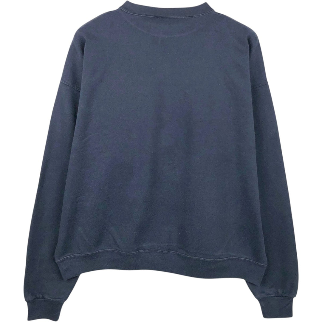 Champion Authentic Athletic Apparel College Sweatshirt, Men's Size XL cotton navy blue type Vintage Second Hand