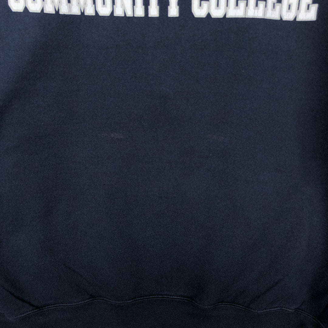 Champion Authentic Athletic Apparel College Sweatshirt, Men's Size XL cotton navy blue type Vintage Second Hand