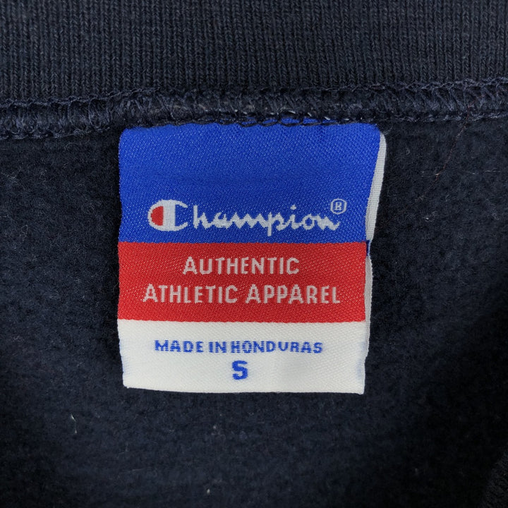 Champion Authentic Athletic Apparel College Sweatshirt, Men's Size S (approx.) cotton navy blue type Vintage Second Hand