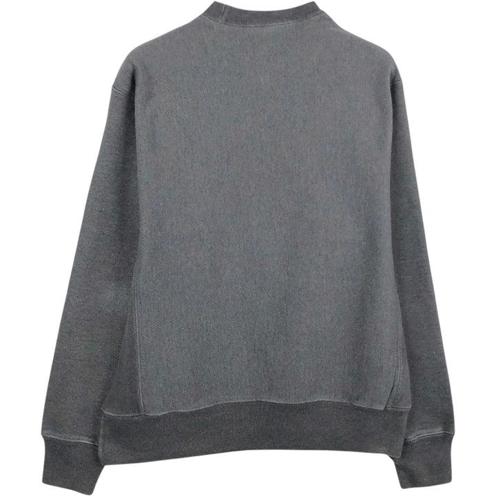 Champion REVERSE WEAVE Reverse Weave Printed Sweatshirt Trainer Men's M size cotton Charcoal Vintage Second Hand
