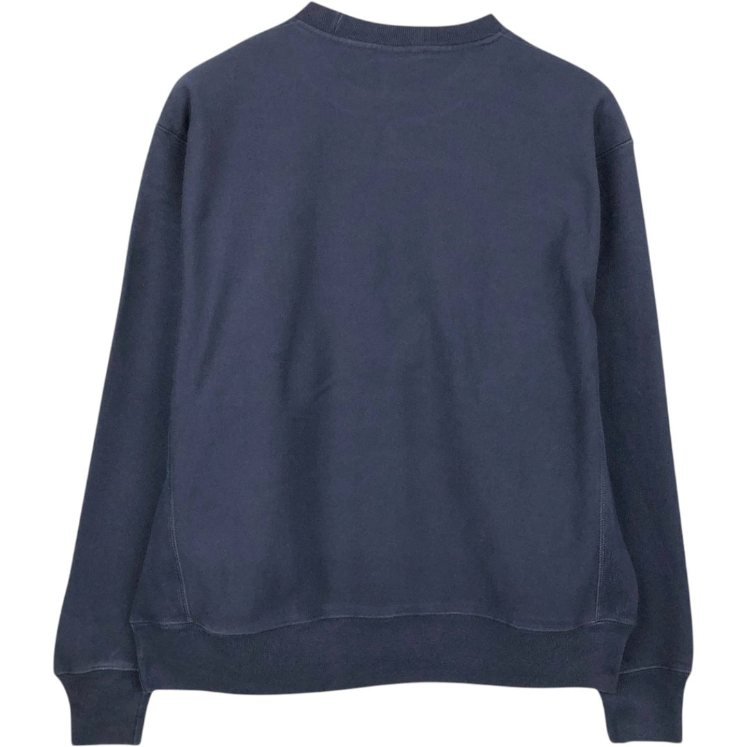 Champion Reverse Weave Logo Sweatshirt, Men's Size L cotton navy blue type Vintage Second Hand