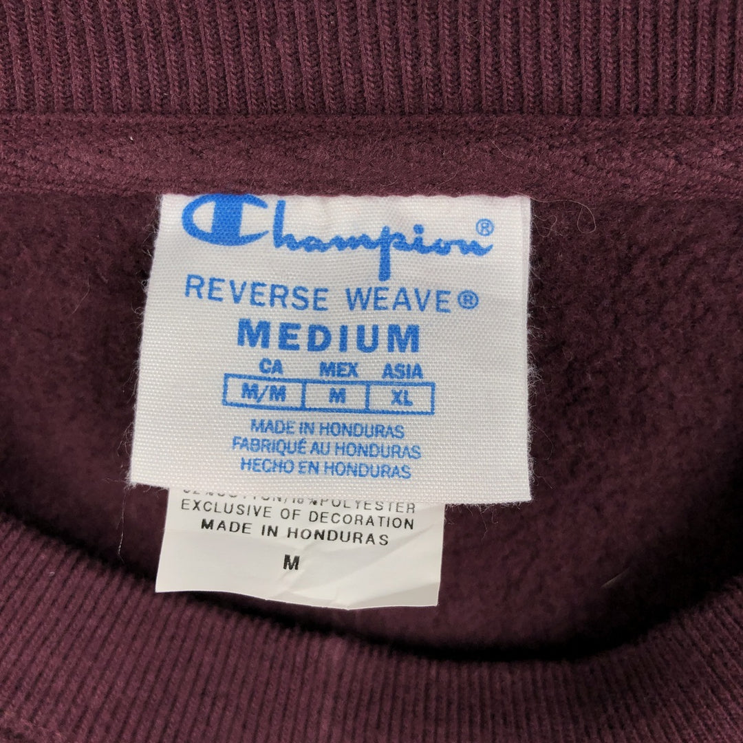 Champion REVERSE WEAVE Reverse Weave One Point Logo Sweatshirt Trainer Men's M cotton burgundy type Vintage Second Hand