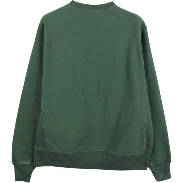 Champion REVERSE WEAVE Reverse Weave Logo Sweatshirt, Men's Size M cotton green type Vintage Second Hand