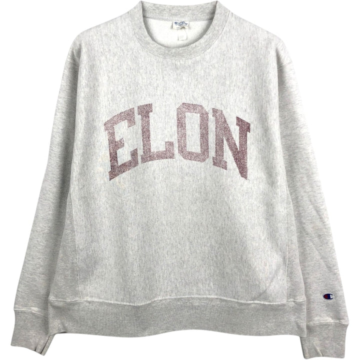 Champion REVERSE WEAVE Reverse Weave College Sweatshirt Trainer Men's L size unclear gray type Vintage Second Hand