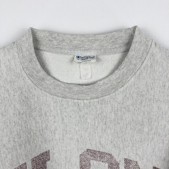 Champion REVERSE WEAVE Reverse Weave College Sweatshirt Trainer Men's L size unclear gray type Vintage Second Hand