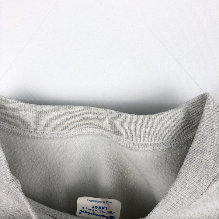 Champion REVERSE WEAVE Reverse Weave College Sweatshirt Trainer Men's L size unclear gray type Vintage Second Hand