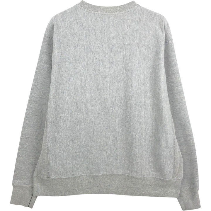 Champion REVERSE WEAVE Reverse Weave College Sweatshirt Trainer Men's L size cotton gray type Vintage Second Hand