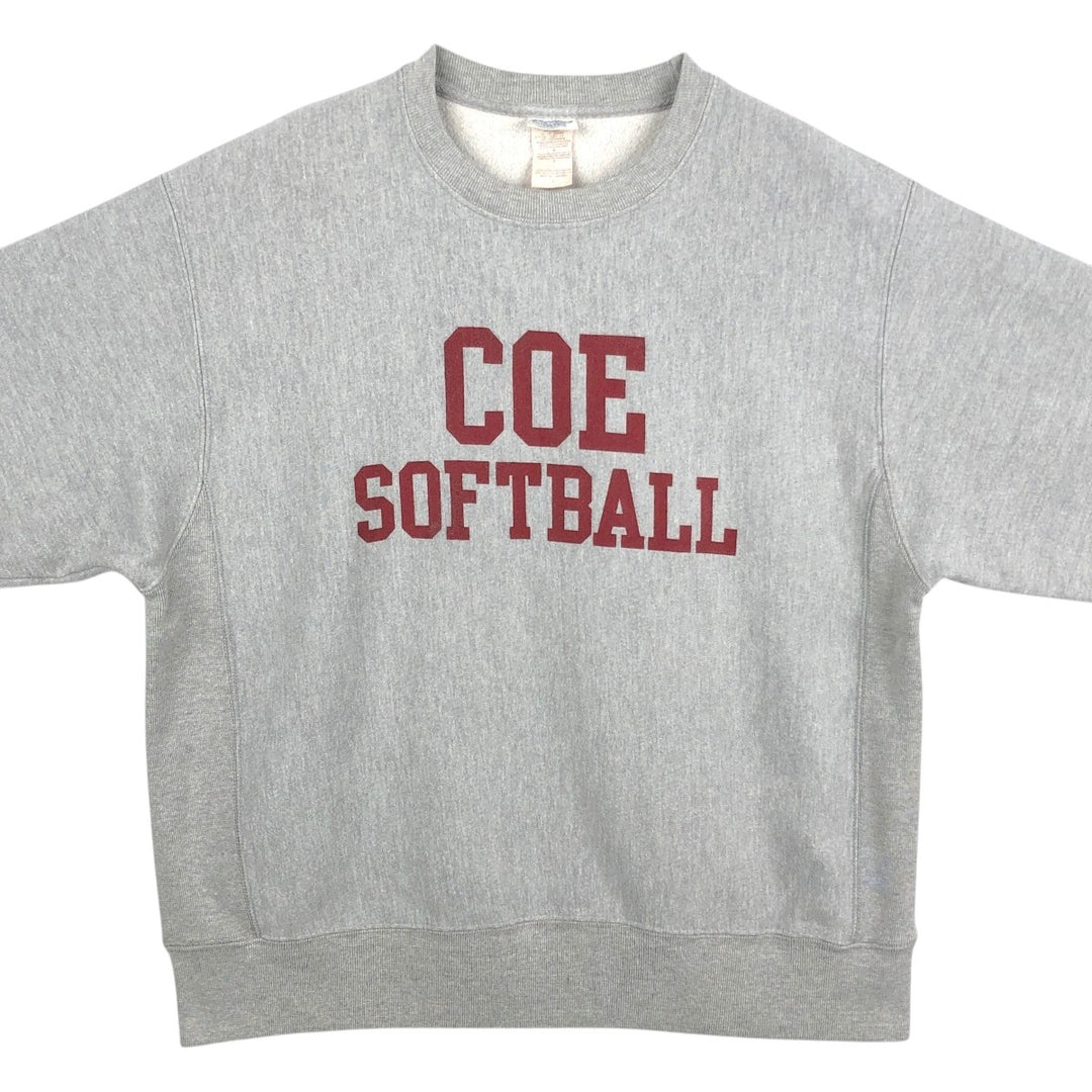 Champion REVERSE WEAVE Reverse Weave College Sweatshirt Trainer Men's L size cotton gray type Vintage Second Hand