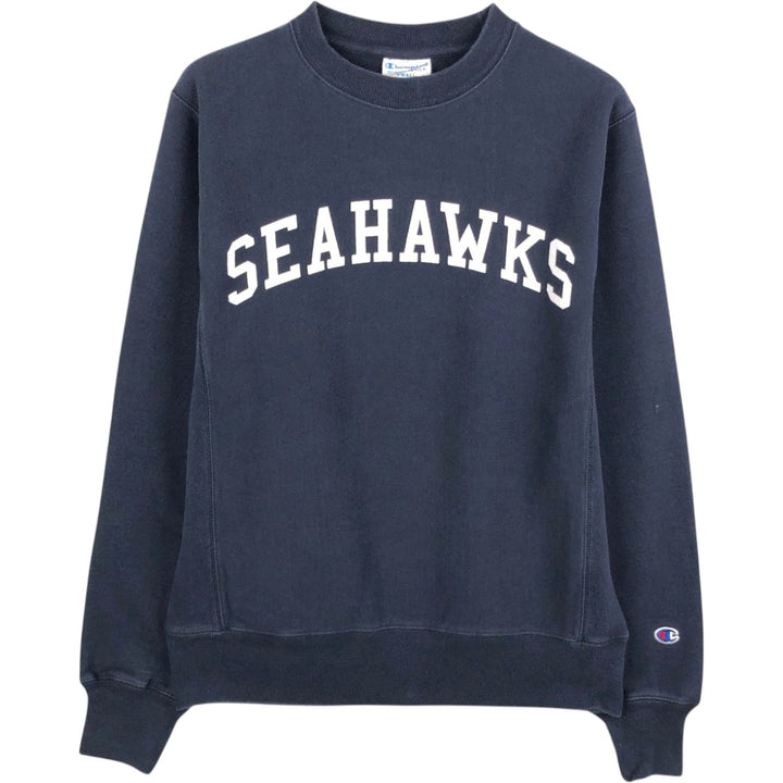 Champion REVERSE WEAVE Reverse Weave College Sweatshirt Trainer Men's S cotton navy blue type Vintage Second Hand