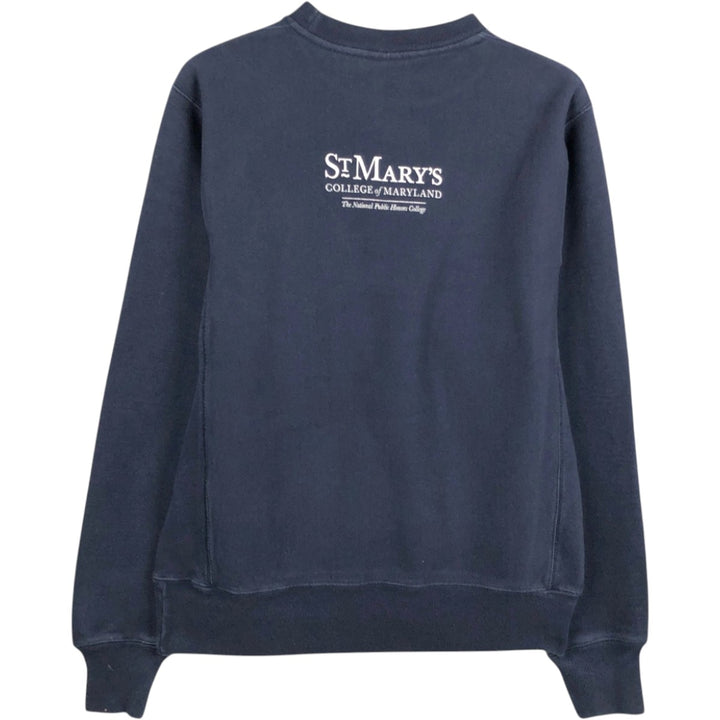 Champion REVERSE WEAVE Reverse Weave College Sweatshirt Trainer Men's S cotton navy blue type Vintage Second Hand